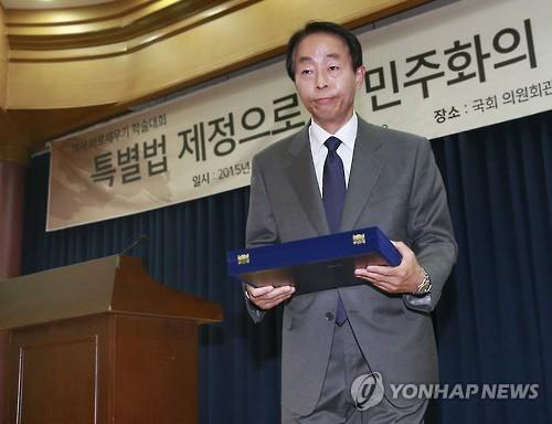 김영삼 전 대통령의 아들 김현철 동국대학교 언론정보대학원 석좌교수. 연합뉴스